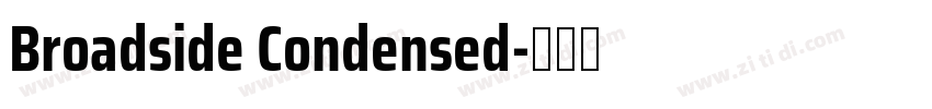 Broadside Condensed字体转换